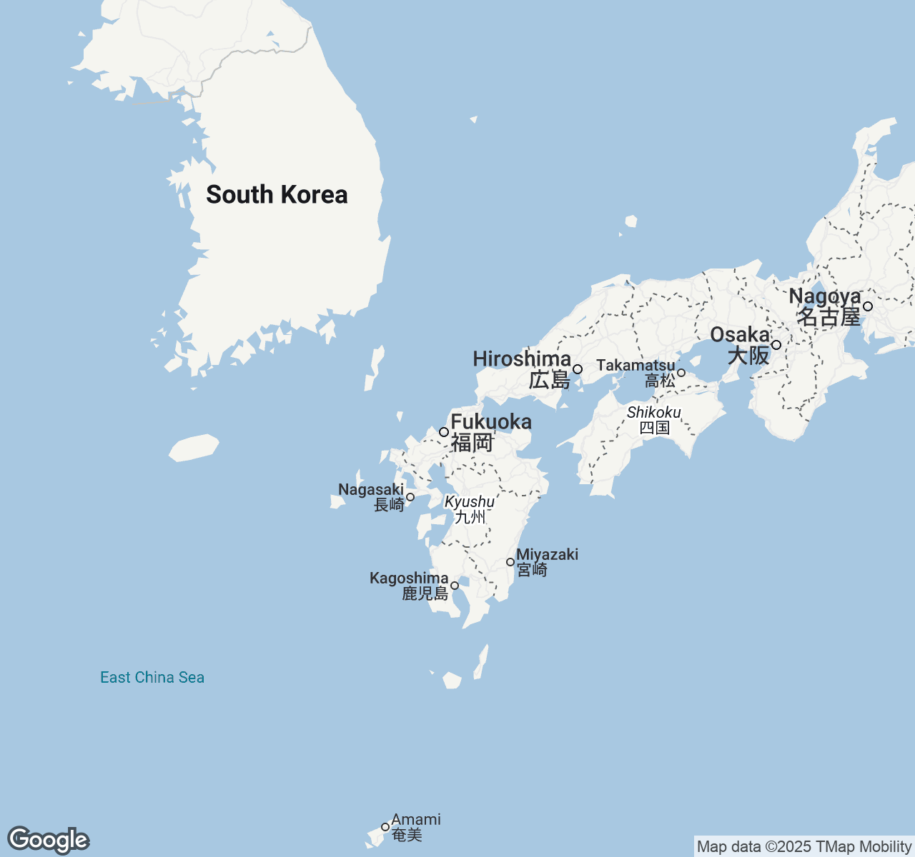 Map of Fukuoka